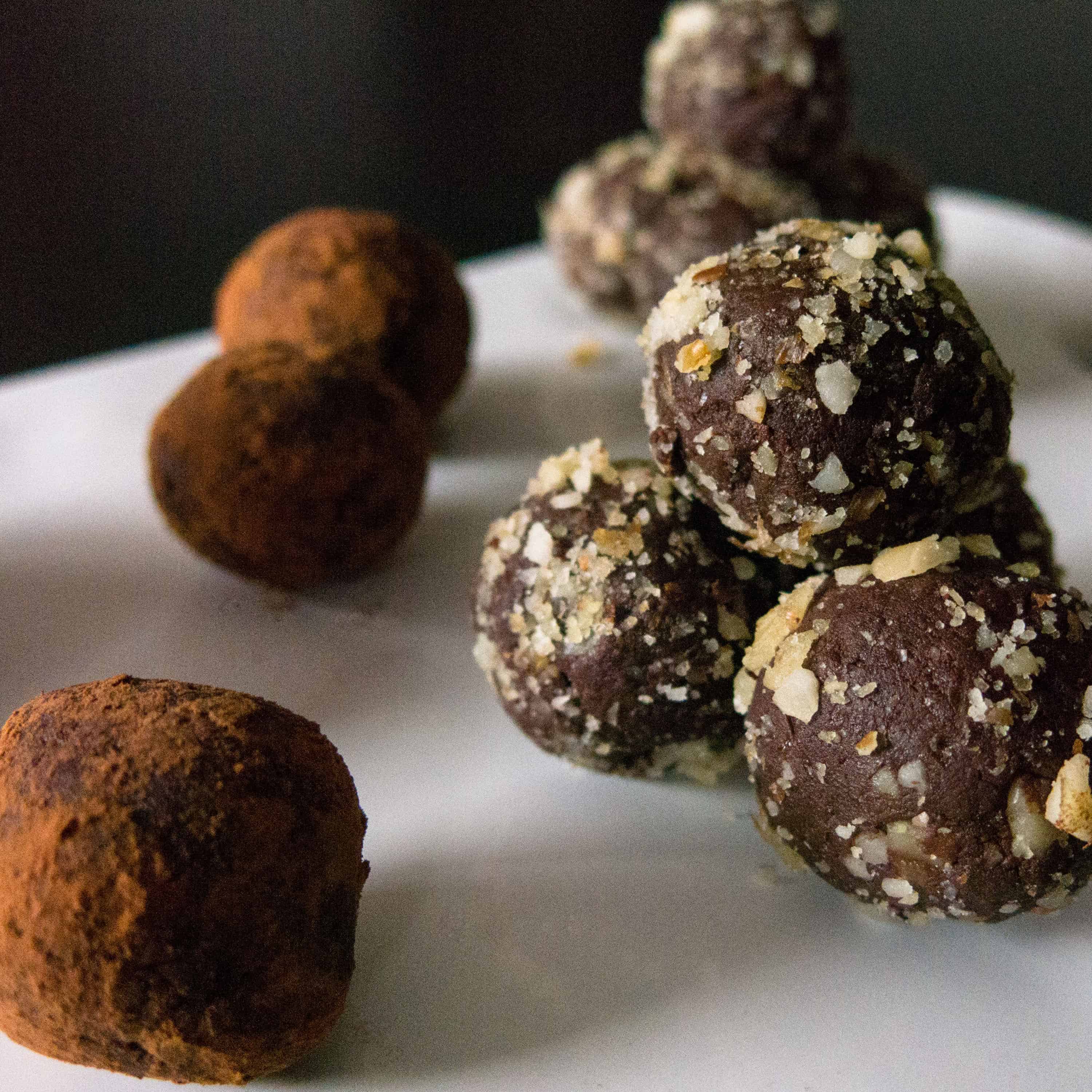 Quick and Easy Chocolate Orange Truffles - FriFran